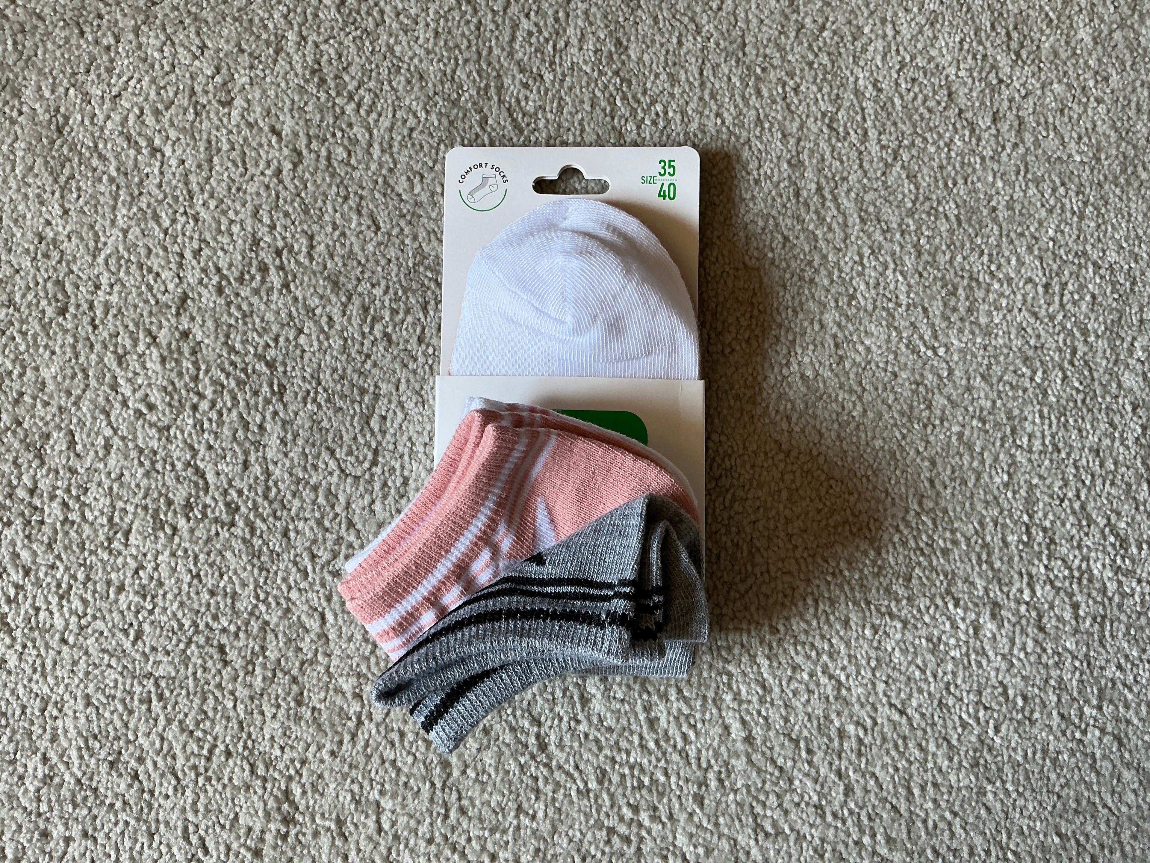 Pack de 3 Pares de Meias Curtas Desportivas para Mulher