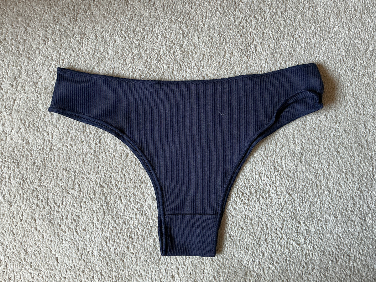 Ribbed Thong