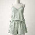 Lace Trim Pyjama Set