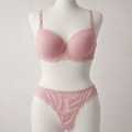 Conjunto Push-Up de Renda com Bolinhas