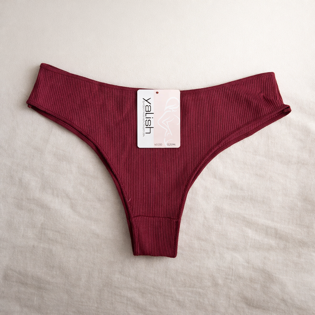 Ribbed Thong