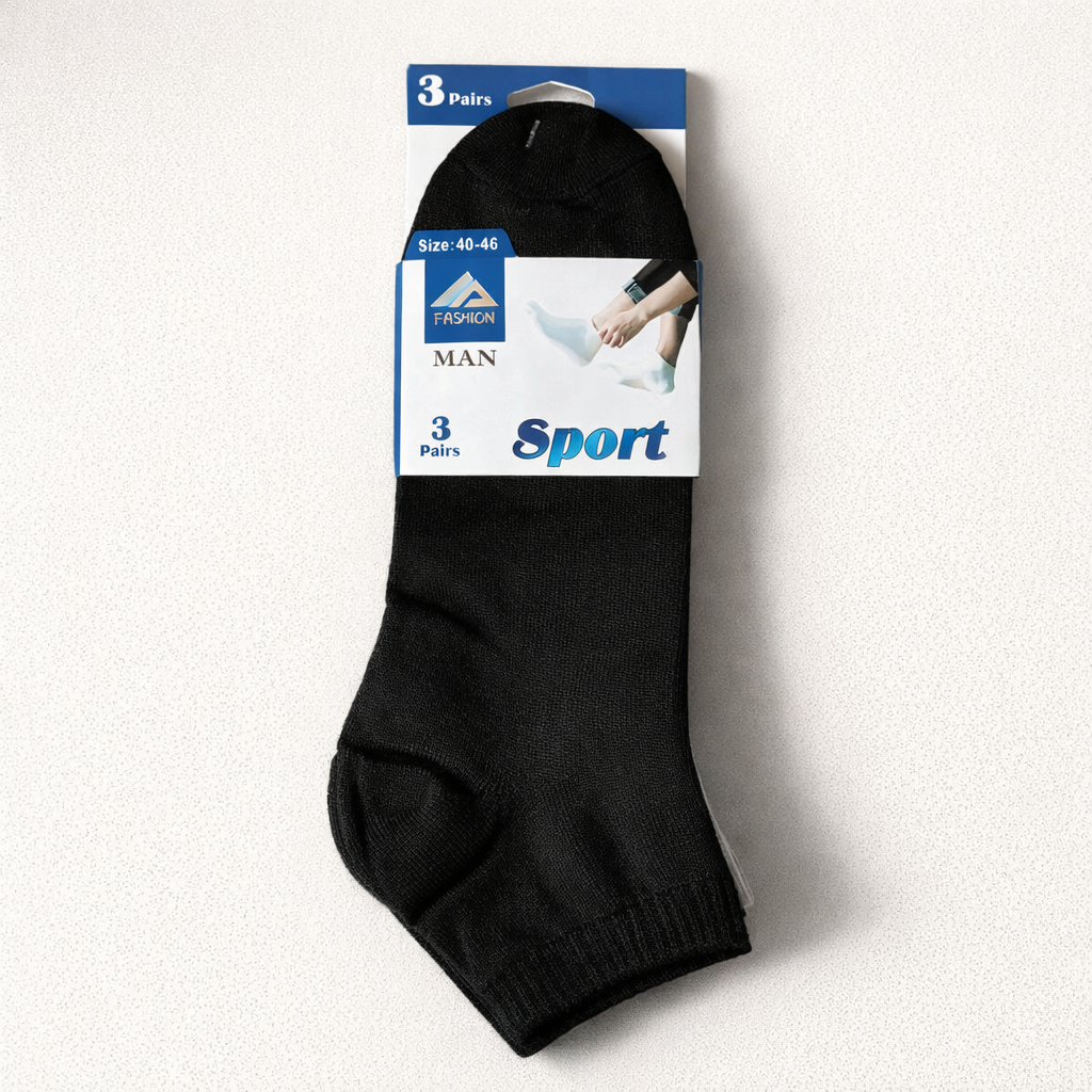 Pack de 3 Pares de Meias Desportivas de Cano Curto