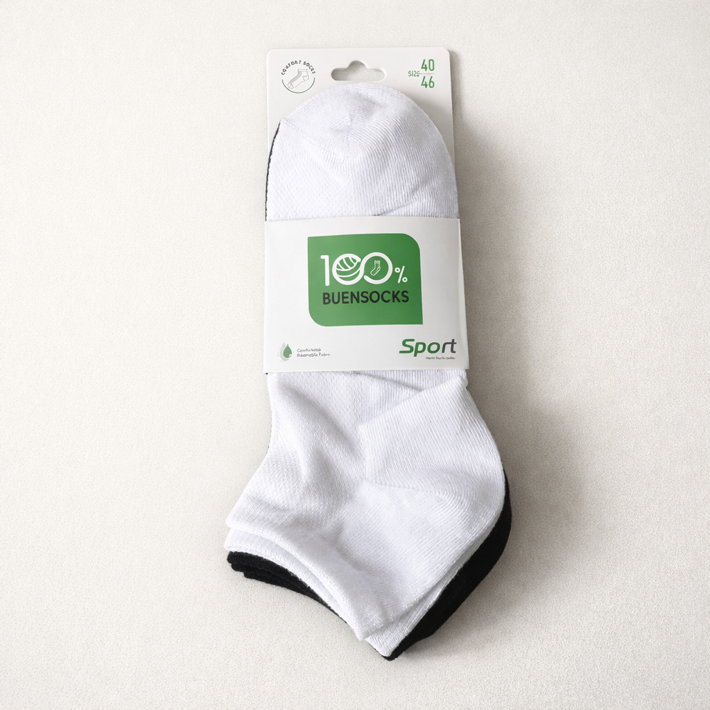 Pack de 3 Pares de Meias Curtas Desportivas