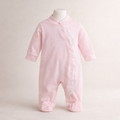 Baby Lace Trim Footed Sleepsuit