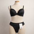 Black Lace Bra & Bikini Brief Set