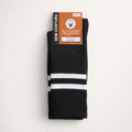 IMPA Organic Cotton Crew Socks (Black, Striped)