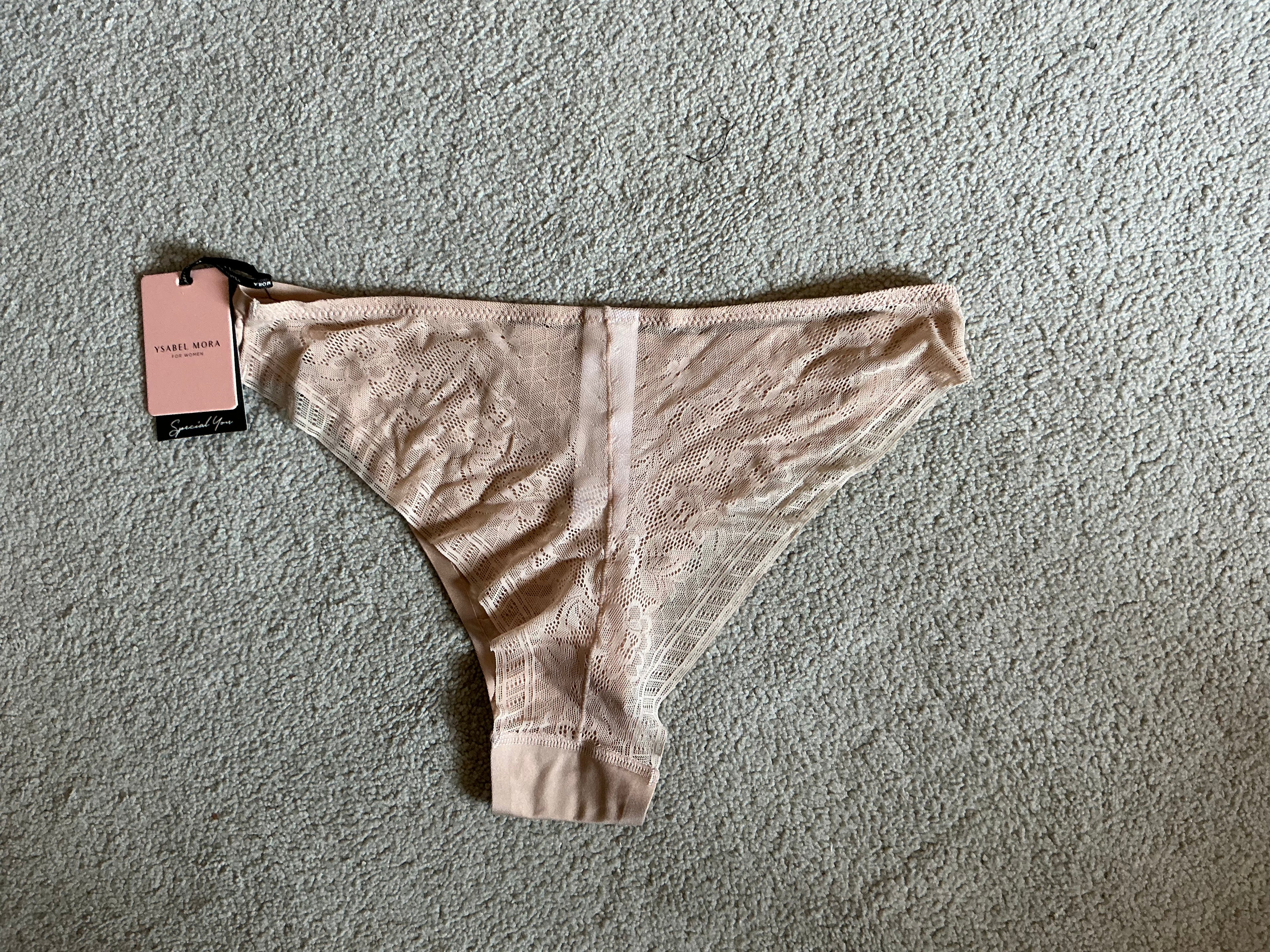 Brazilian Thong with Mesh Panel