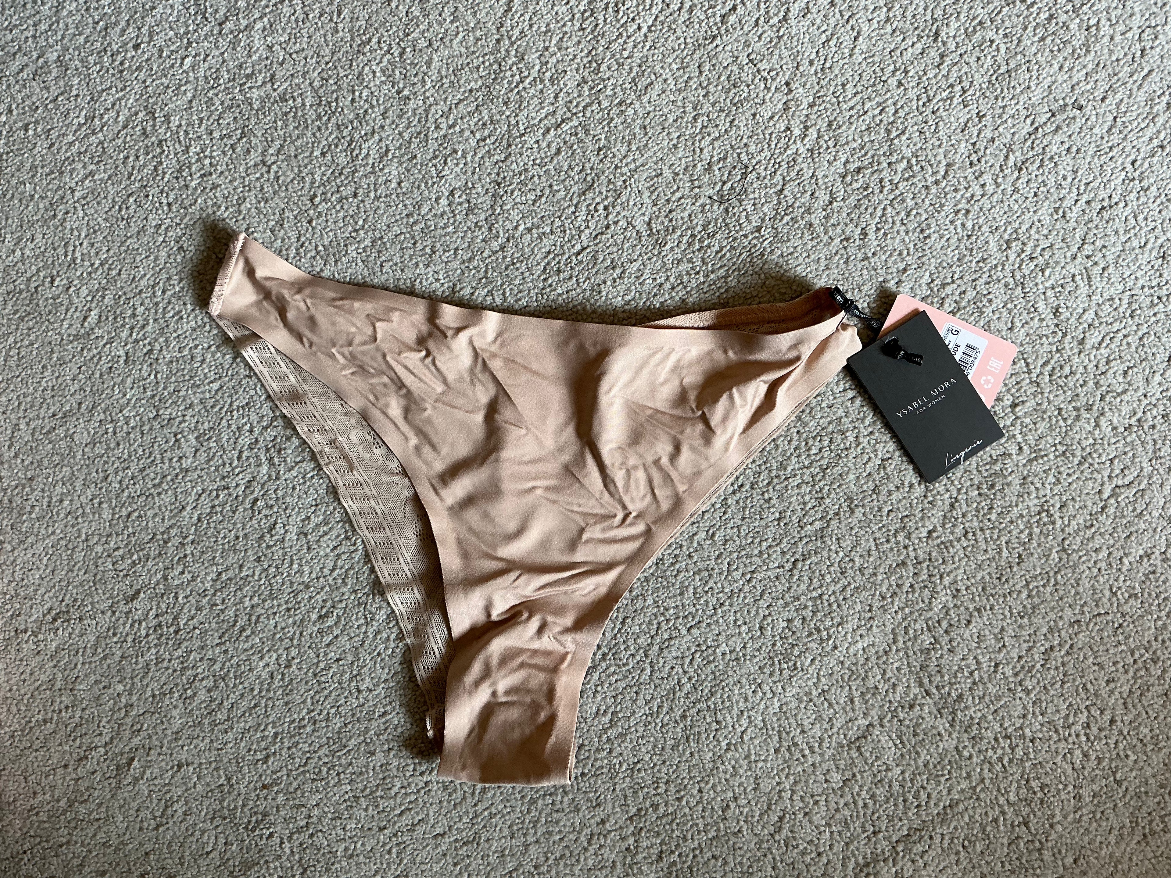 Brazilian Thong with Mesh Panel