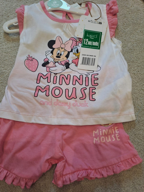 Conjunto de Pijama com Padrão de Personagens para Bebé