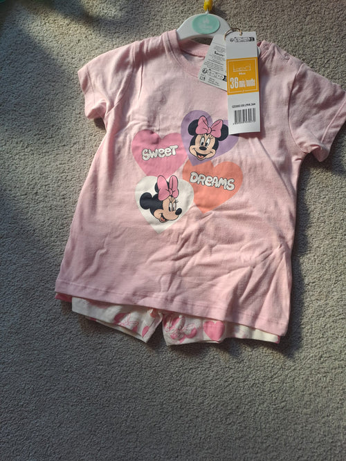 Conjunto de Pijama Estampado de Personagens de Bebé
