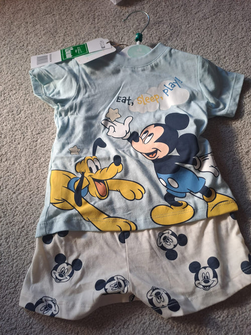 Conjunto de Pijama Estampado com Personagens de Bebé