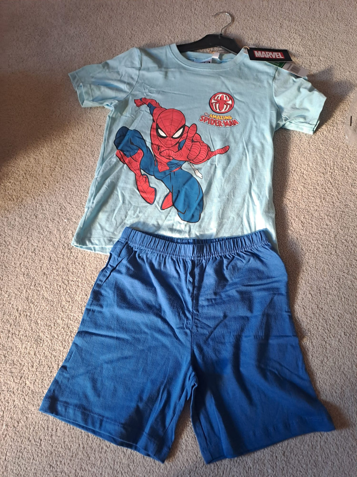 Boys' Superhero Print Pyjama Set