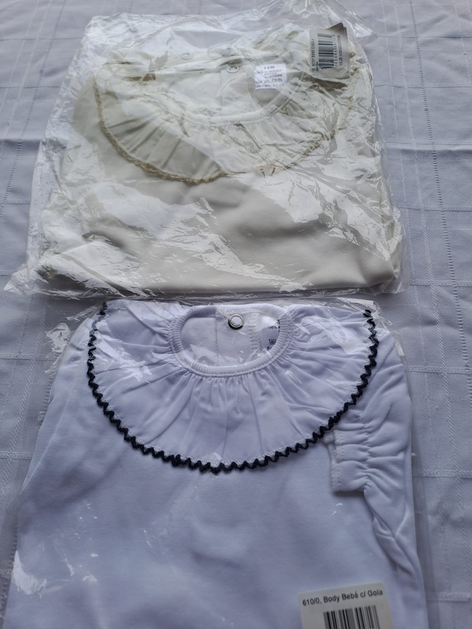 Classic White Lace-Collar Bodysuit