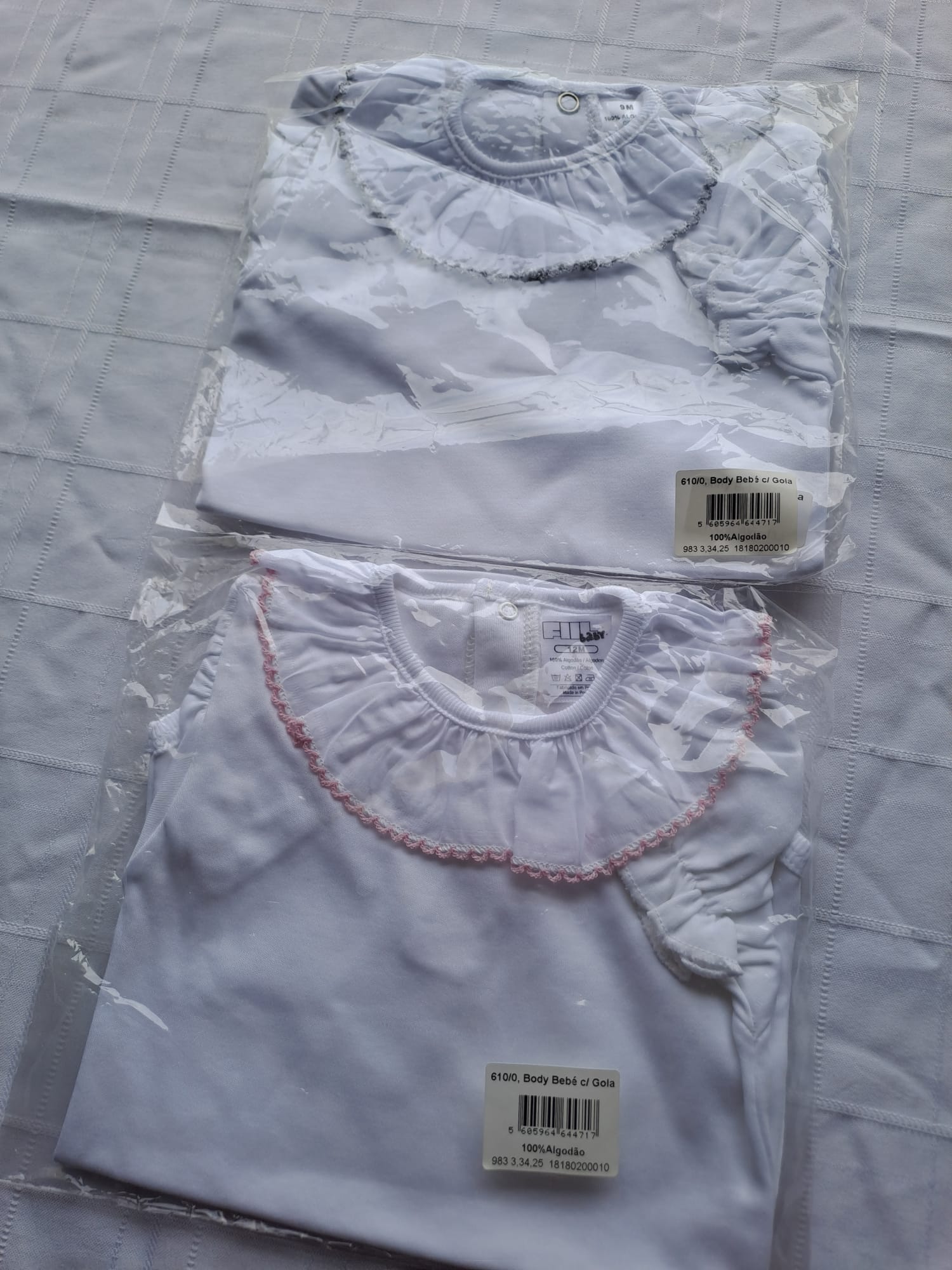 Classic White Lace-Collar Bodysuit
