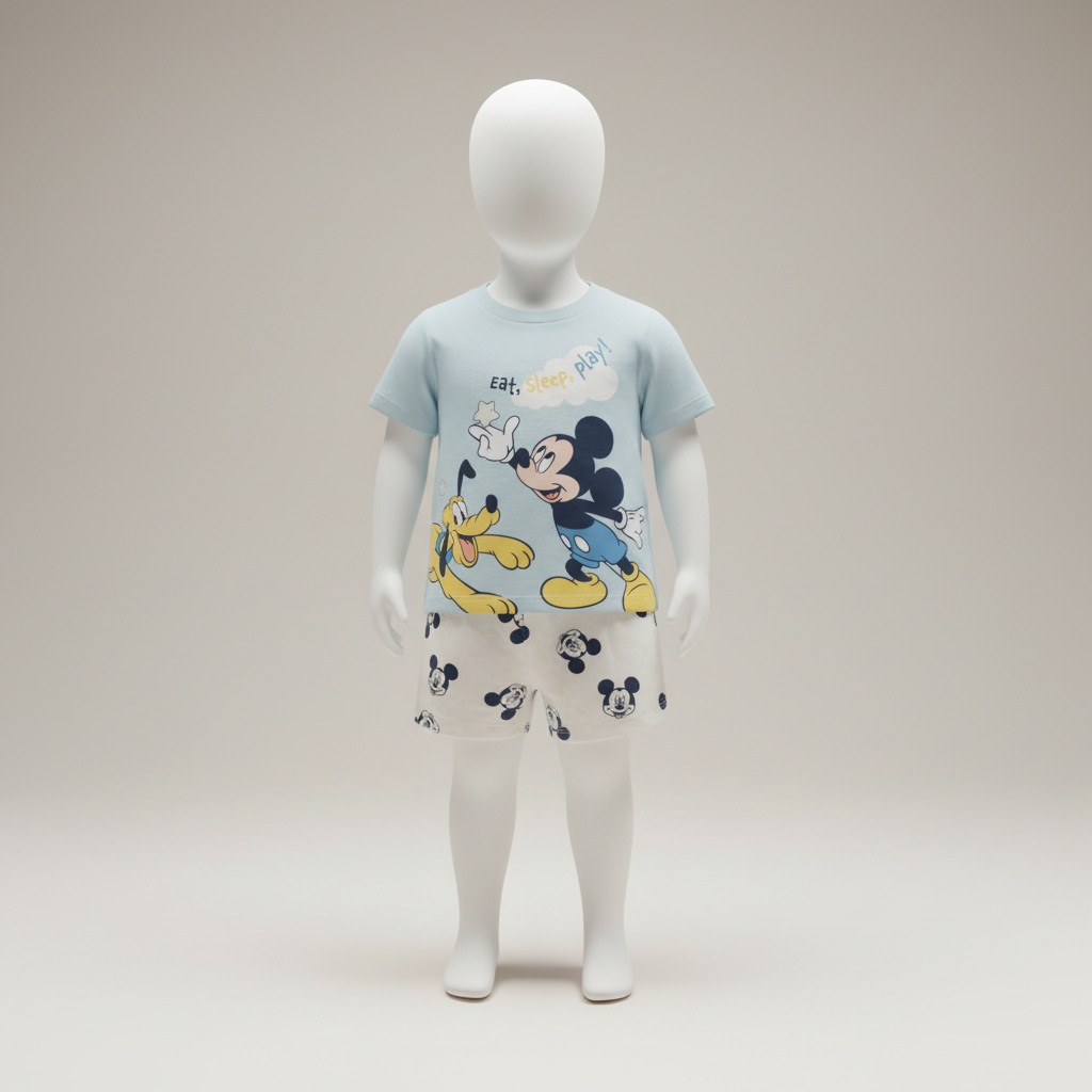 Baby Character Print Pyjama Set