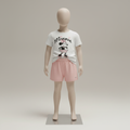 Pijama com Padrão de Personagens para Meninas